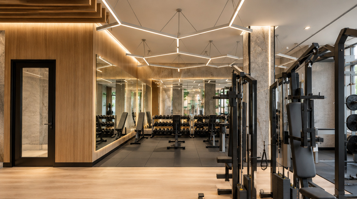 Fitness center at The Montage